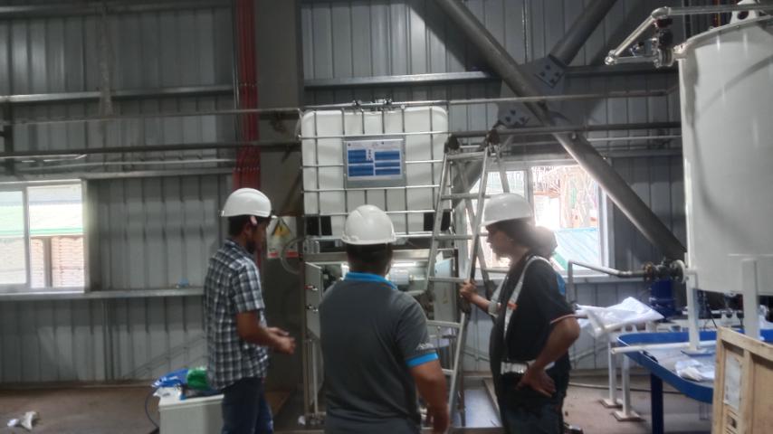 In Feed Liquid Spray System Calibration and Maintenance Service